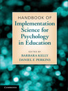 Handbook of Implementation Science for Psychology in Education (eBook)